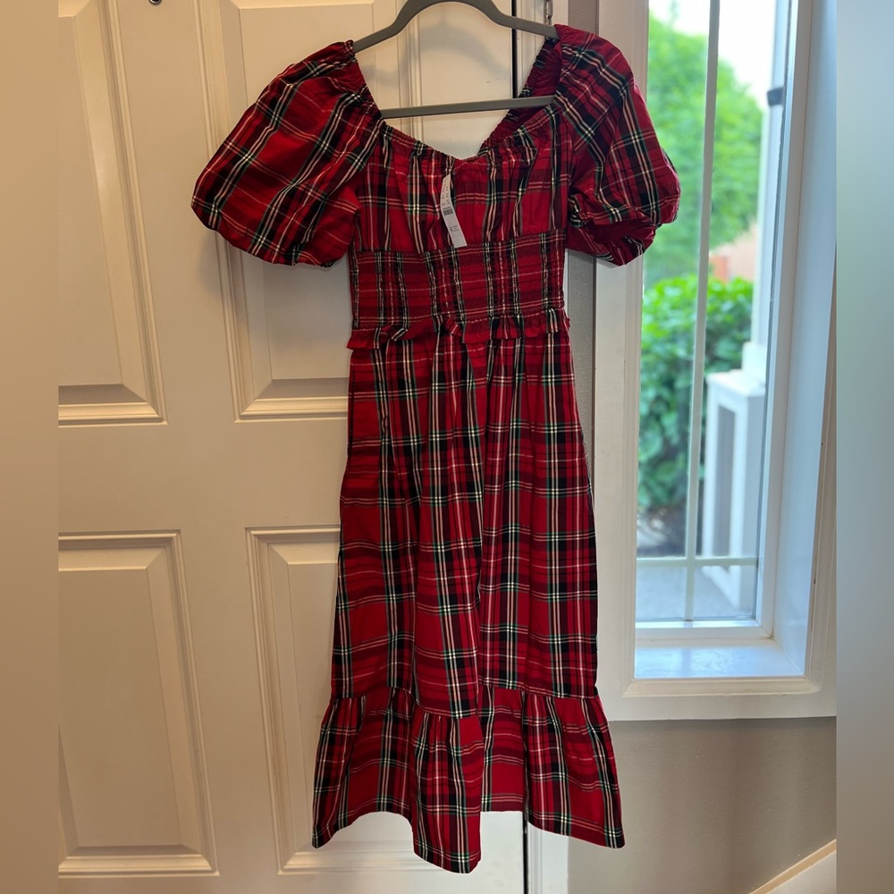 J. Crew plaid dress